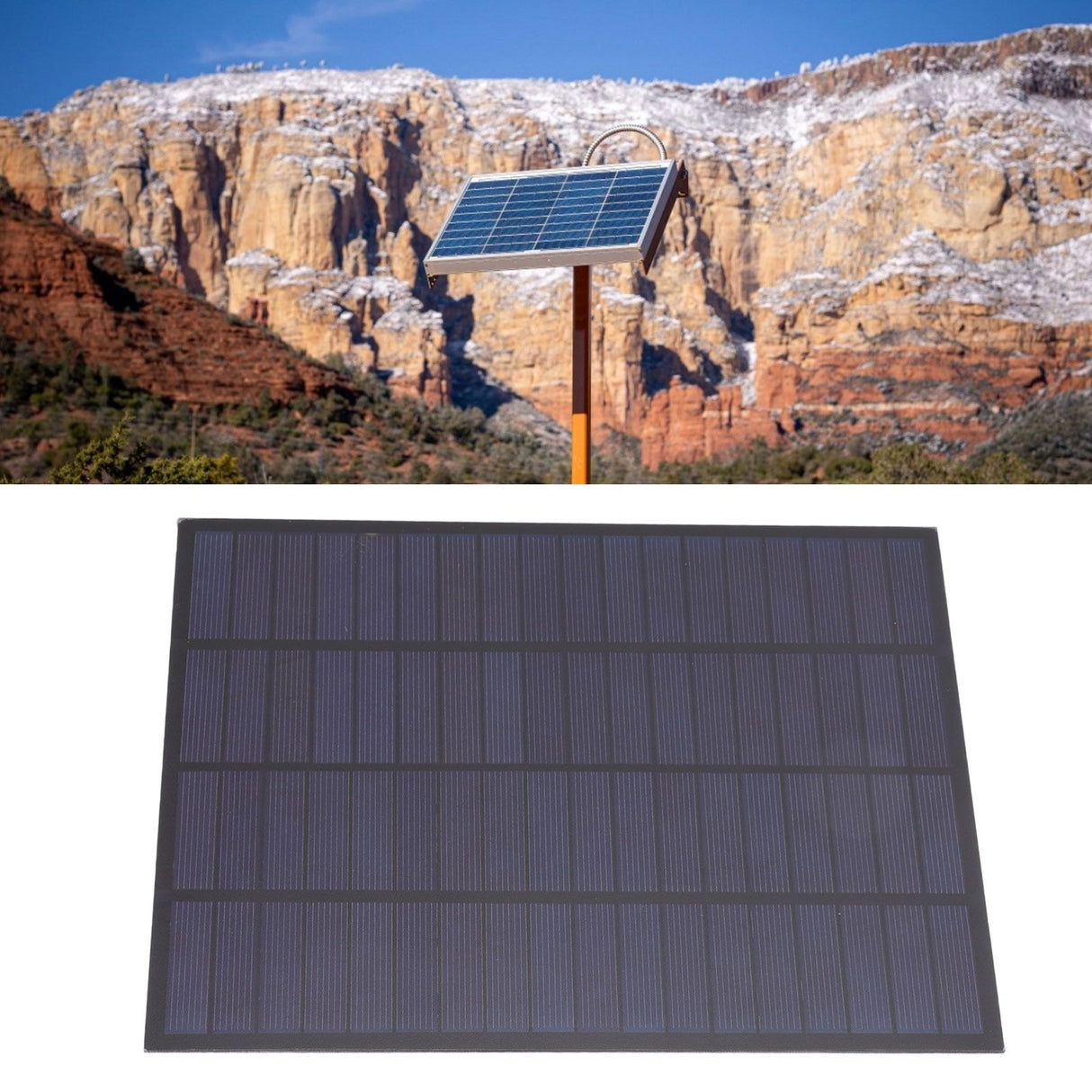 18V 5W Polycrystalline Mini Solar Panel Outdoor Portable Epoxy Solar Panel Charger for DIY Solar Lawn Light