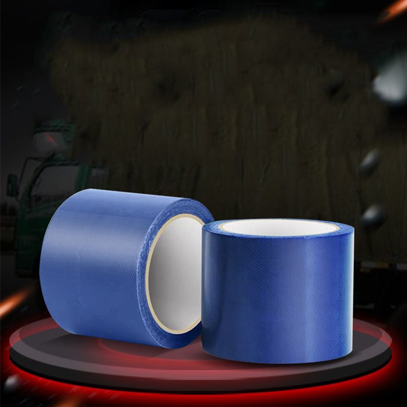 Tarpaulin Repair Tape PVC Leakage Patch Tape Rainproof Cloth Adhesive Tape 45 Volumes Blue
