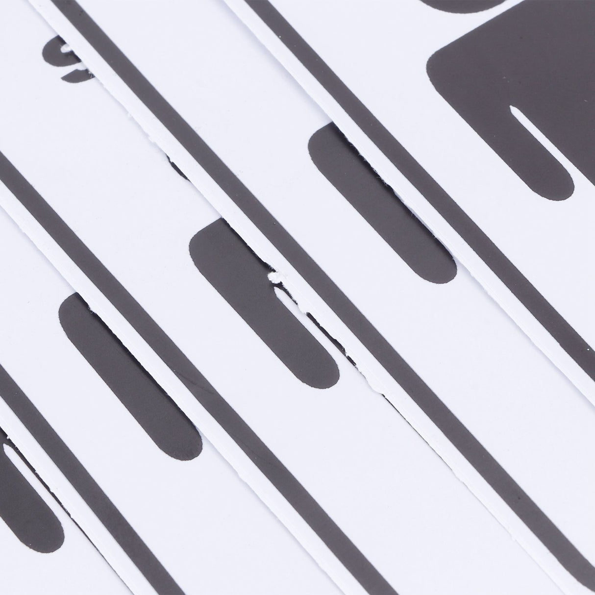 2 Set Floor Sticker Floor Distancing Signs Marker Warning Decal for Mall School Public Area