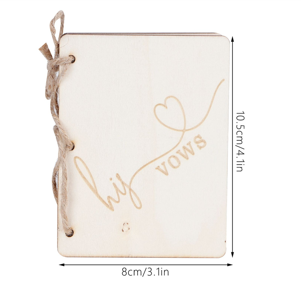 2 Sets Wedding Vow Books Exquisite Gift Card Declaration Booklets Props SuppliesStyle 2