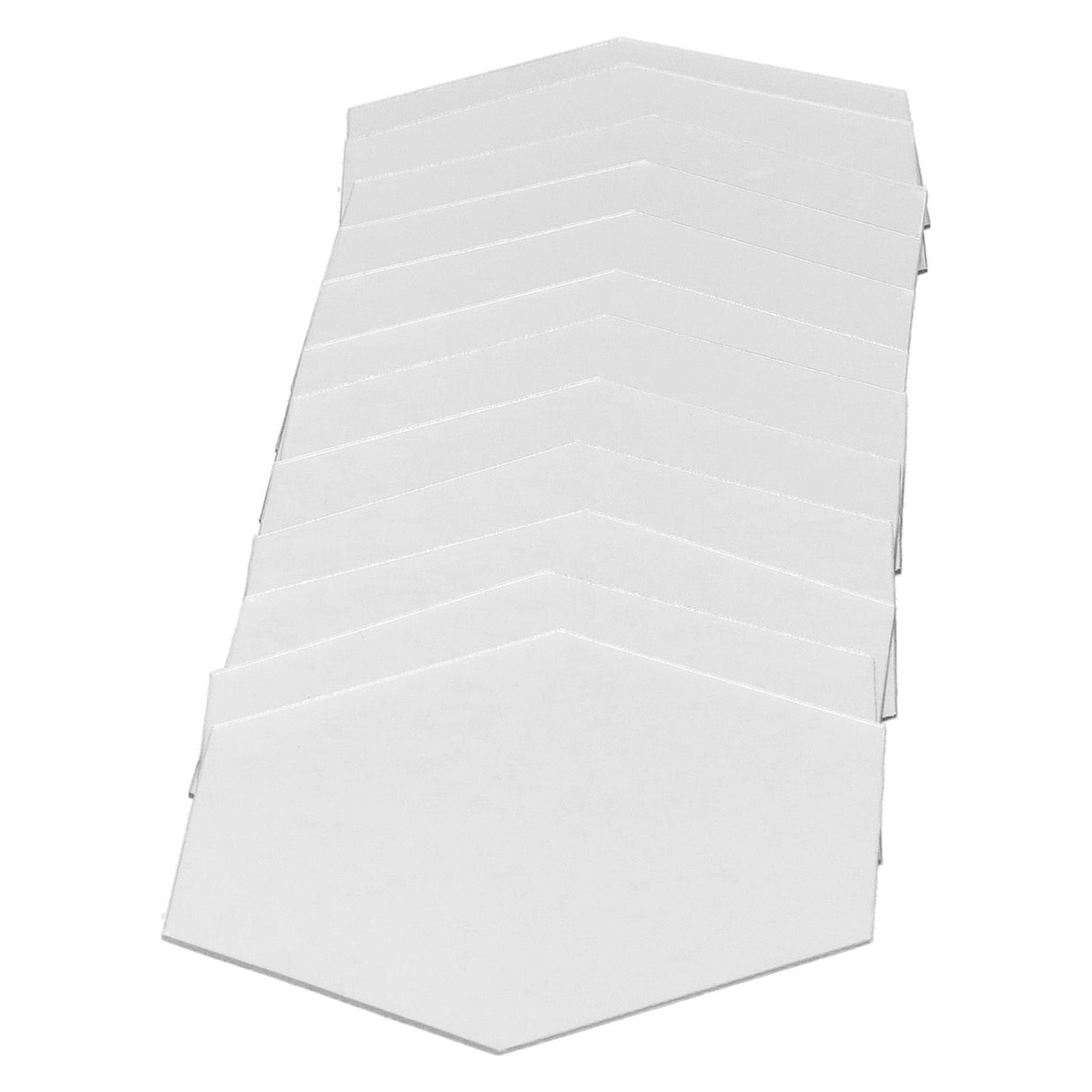 Acrylic Hexagonal Mirror Setting Wall Self Adhesive Stickers Decoration for Home Room20cm/7.9in Silver