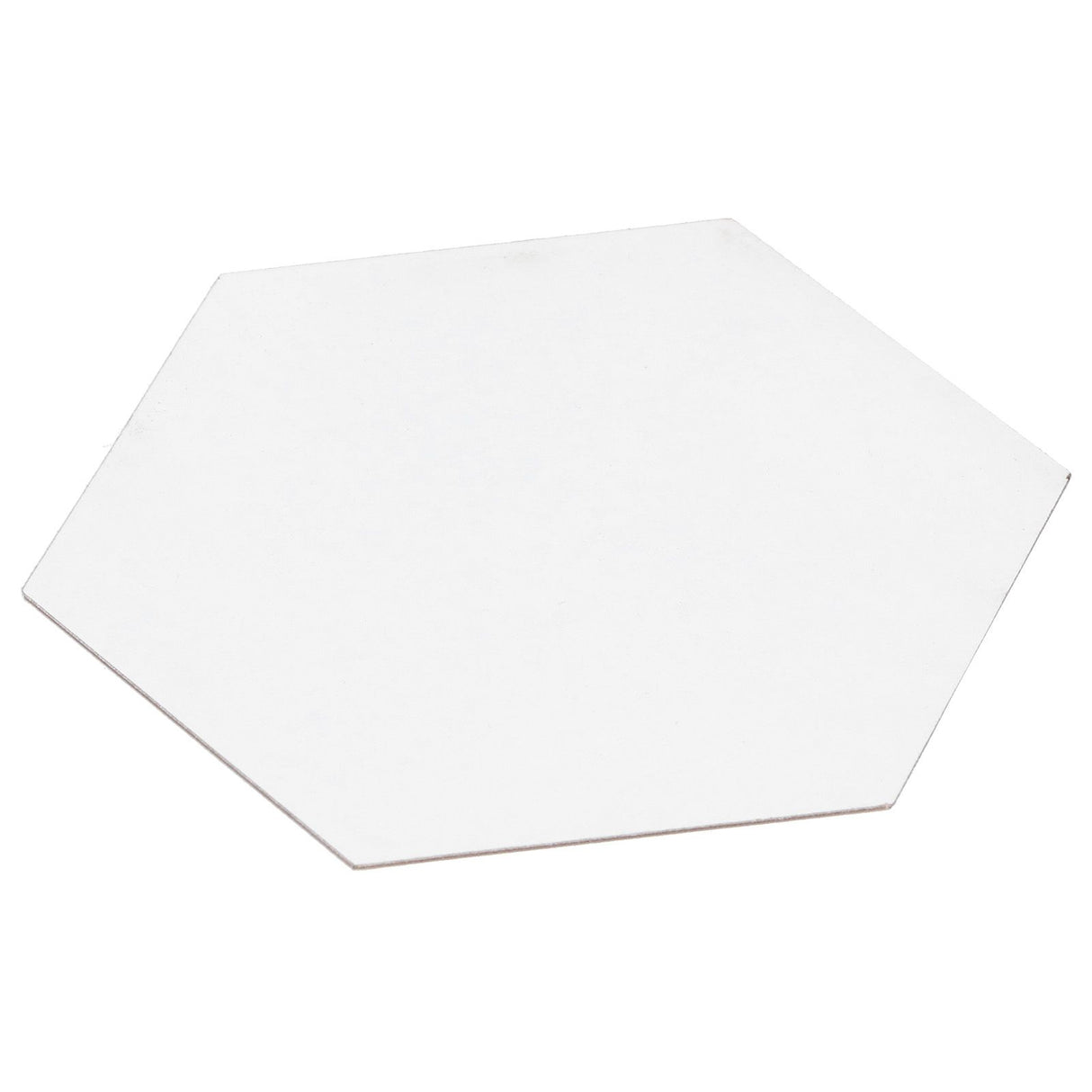 Acrylic Hexagonal Mirror Setting Wall Self Adhesive Stickers Decoration for Home Room20cm/7.9in Silver