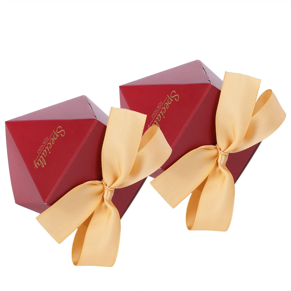 25 Sets Candy Box Cookies Gift Boxes with Ribbon for Birthday Wedding Party FavorL