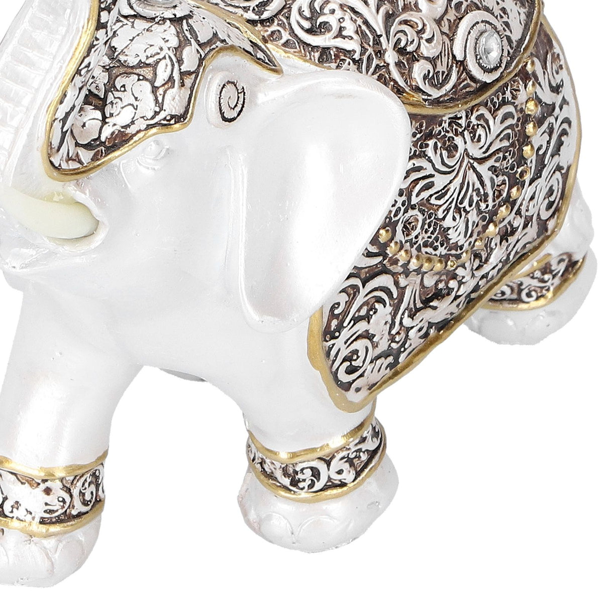 Resin Elephant Feng Shui Statue Wealth Lucky Figurine Crafts Home Office Decor GiftB Style