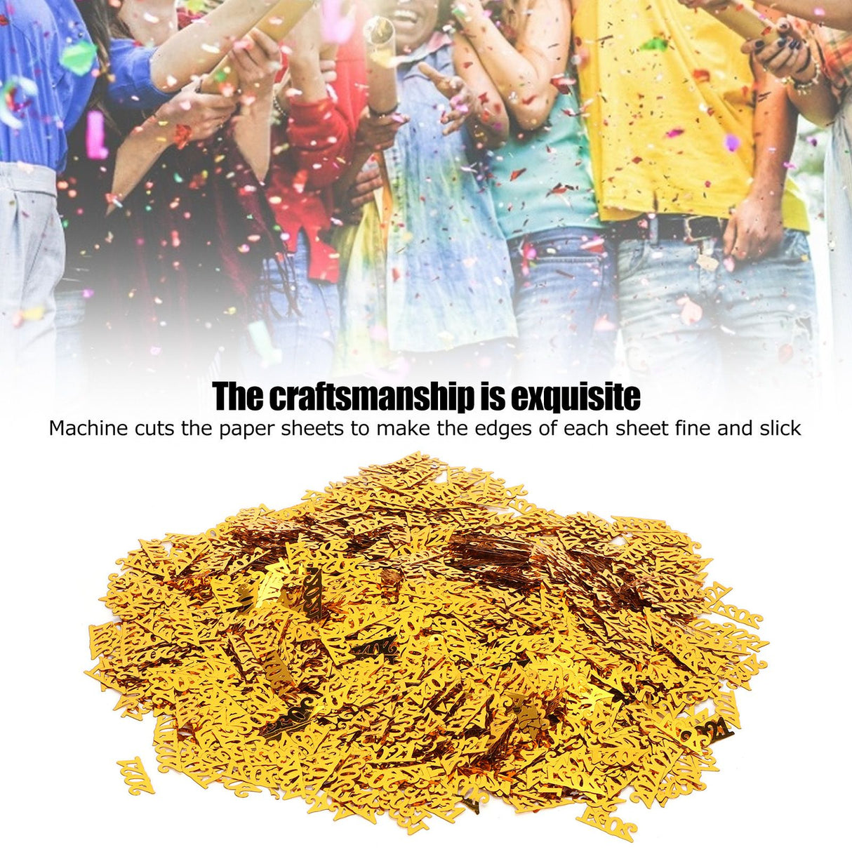 2021 Confetti Gold 100g Wedding New Year Birthday Party Graduation Decoration Supply