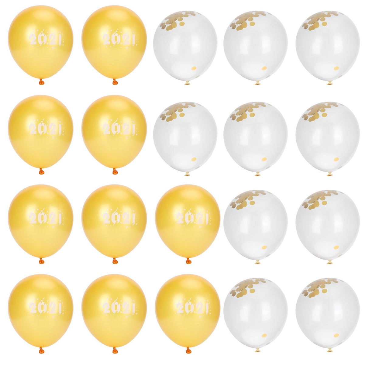 Sequin Balloon Set Home Decorative Balloon Accessory for Graduation 2021 New Year Party