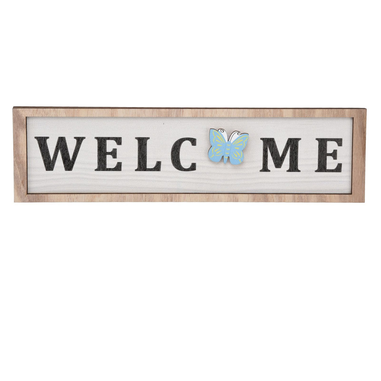 Door Sign Wooden Seasonal Rustic Welcome Door Decoration with 16 Interchangeable Icons for Farmhouse Office Home