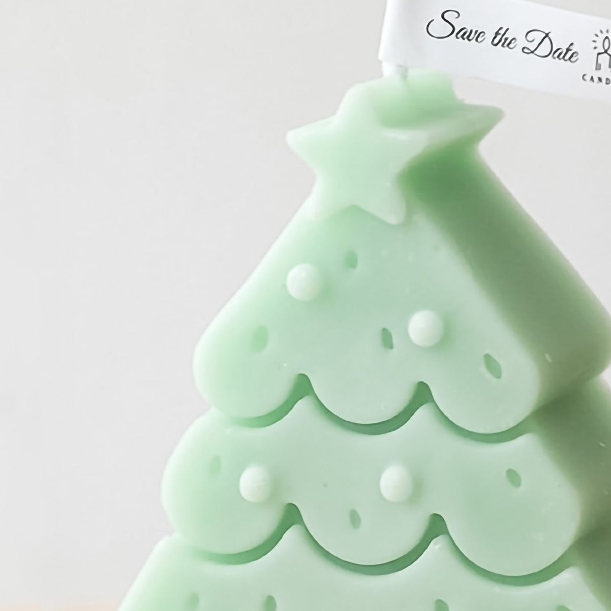 Christmas Tree Aromatherapy Candle Tree Shaped Candle Christmas Home Decoration Desktop Crafts Gift Green