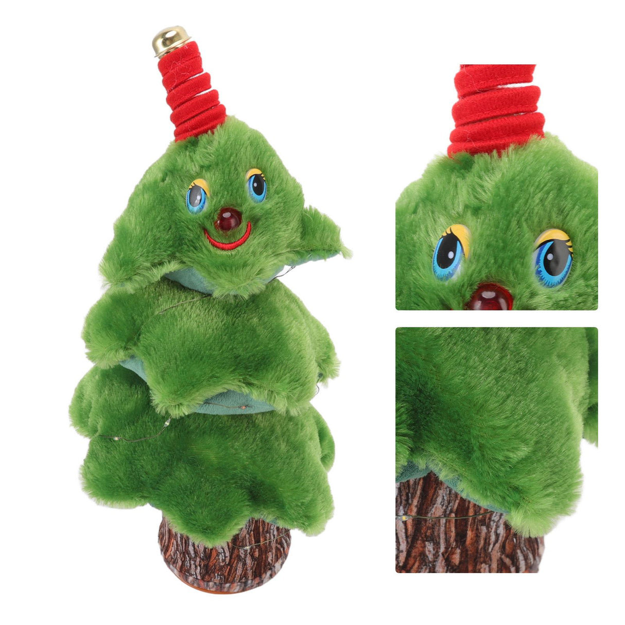 Singing Dancing Christmas Tree 8 Songs Electric Singing Xmas Tree for Christmas Tree Toys Dancing Stump Christmas Tree
