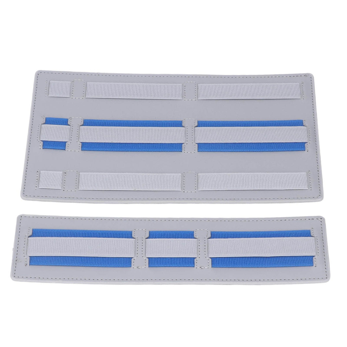 Portable Electronic Plywood Organizer Attachable to Laptop Notebook Cable Wireless Mouse Gray