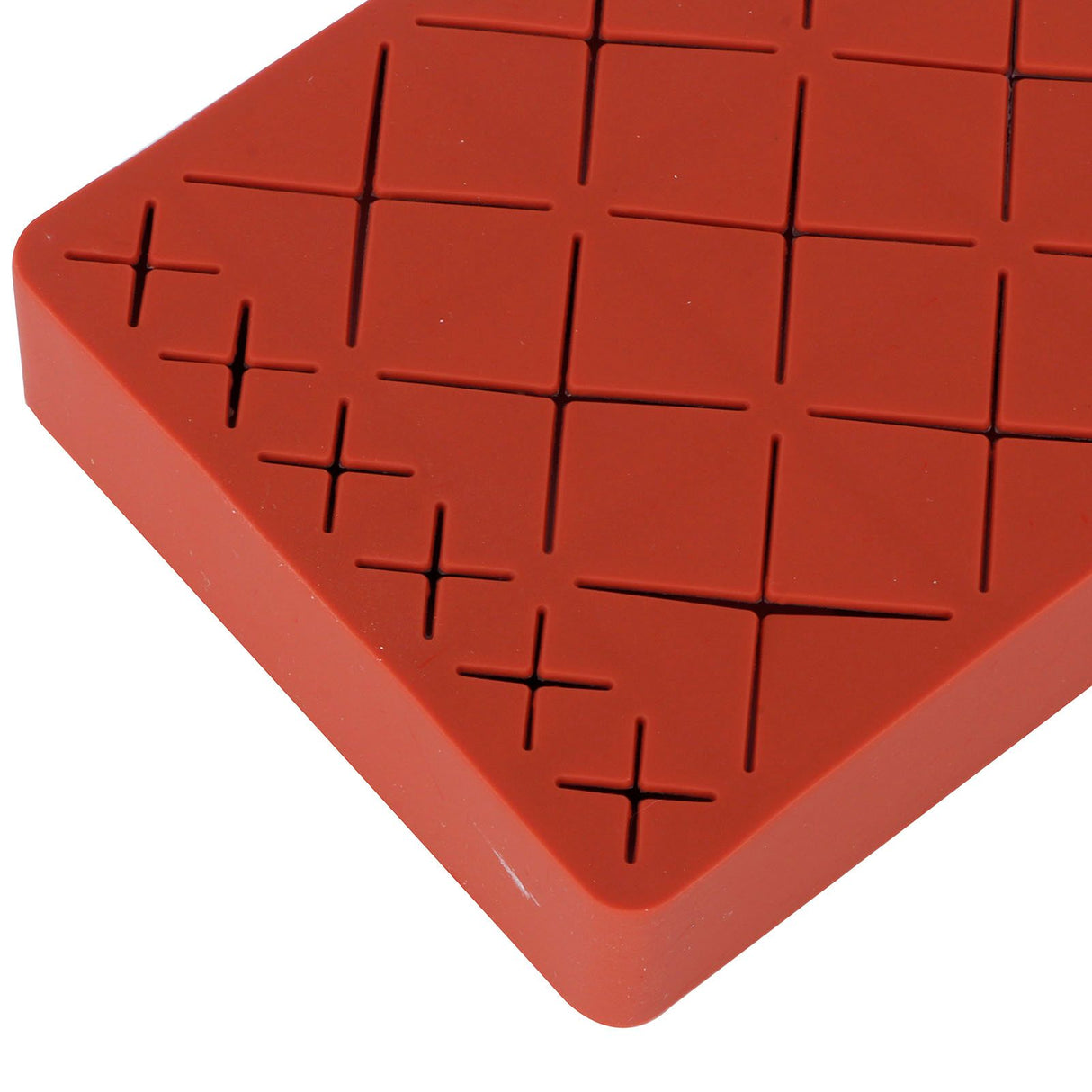 24 Slots Silicone Lipstick Organizer Makeup Cosmetics Holder Storage Box Display StandRed
