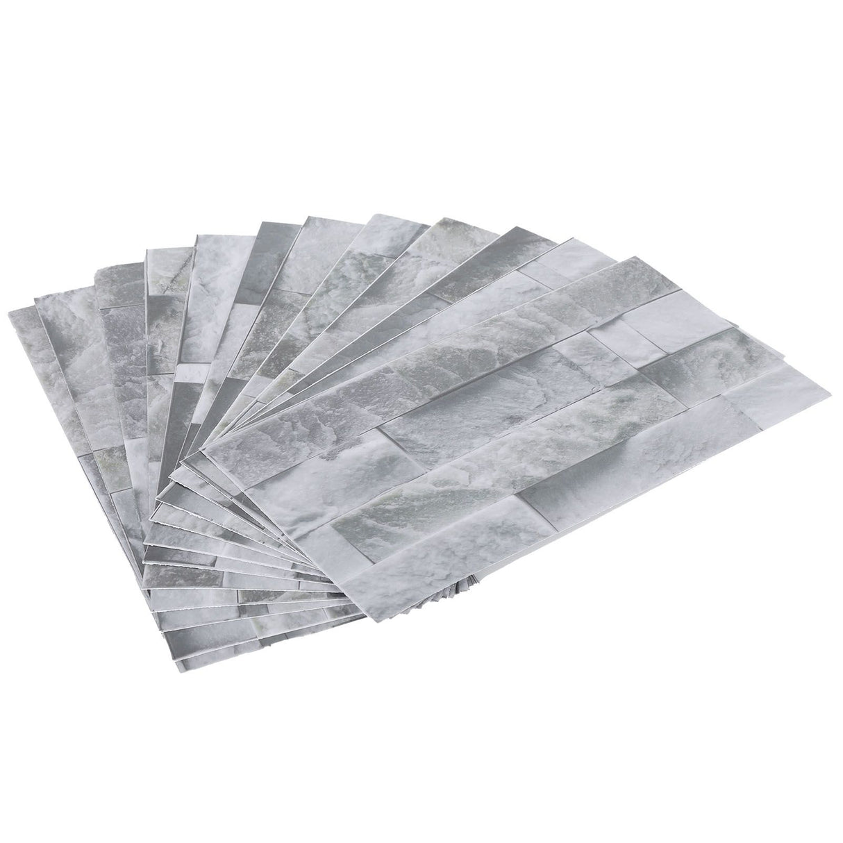 12Pcs PVC Tile Sticker Waterproof Self Adhesive Bathroom Kitchen Living Room Decor Floor Decal(KIT043 )