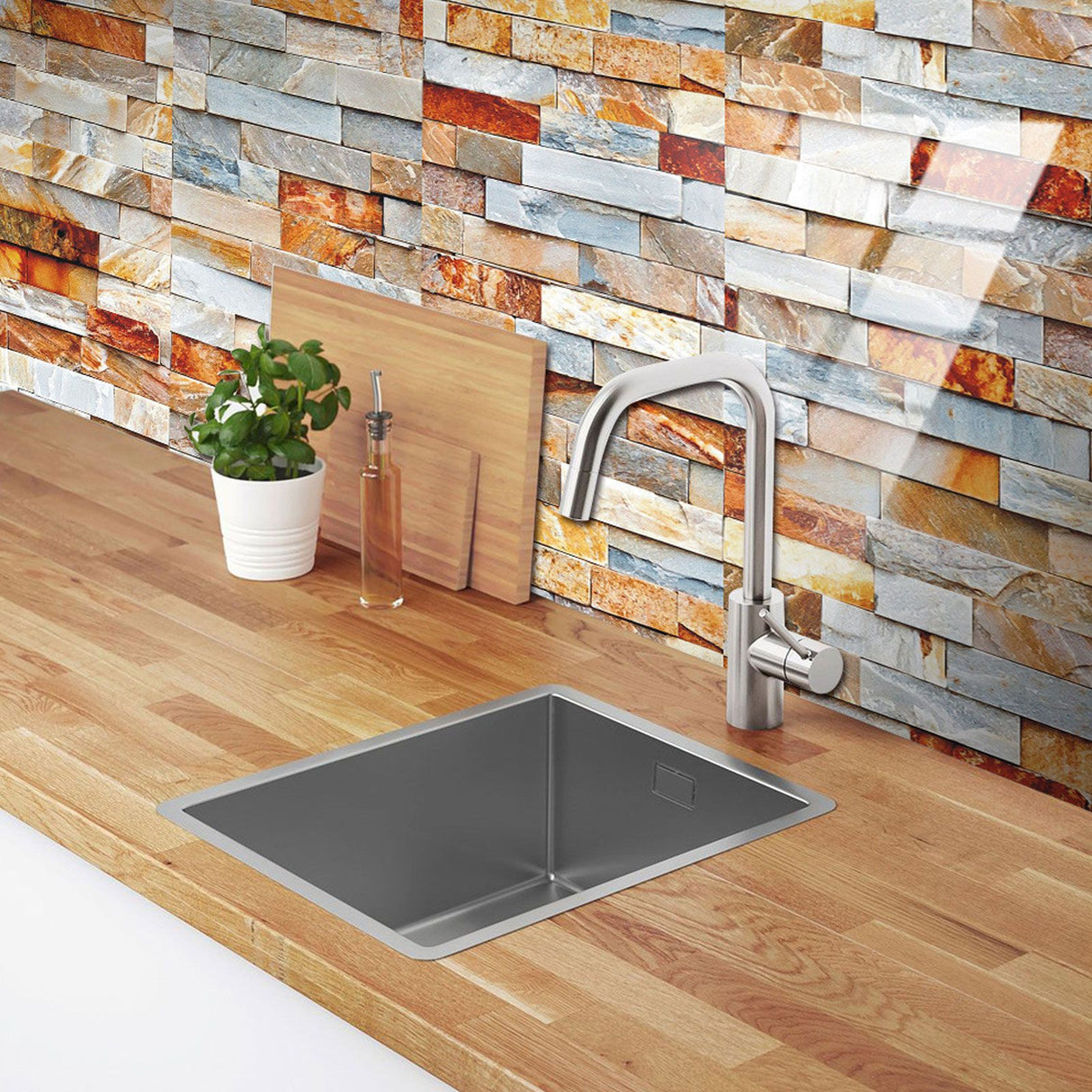 12Pcs PVC Tile Sticker Waterproof Self Adhesive Bathroom Kitchen Living Room Decor Floor Decal(KIT046 )