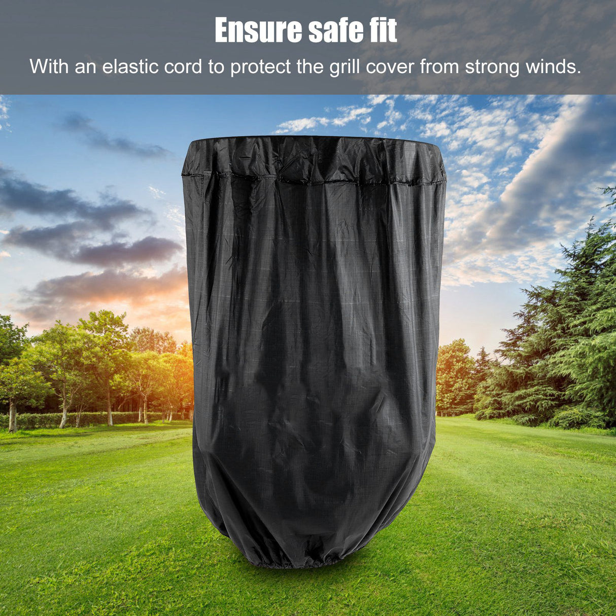 210D Oxford Cloth Barbecue Cover Outdoor Grill Waterproof Protective Dust Cover Protector
