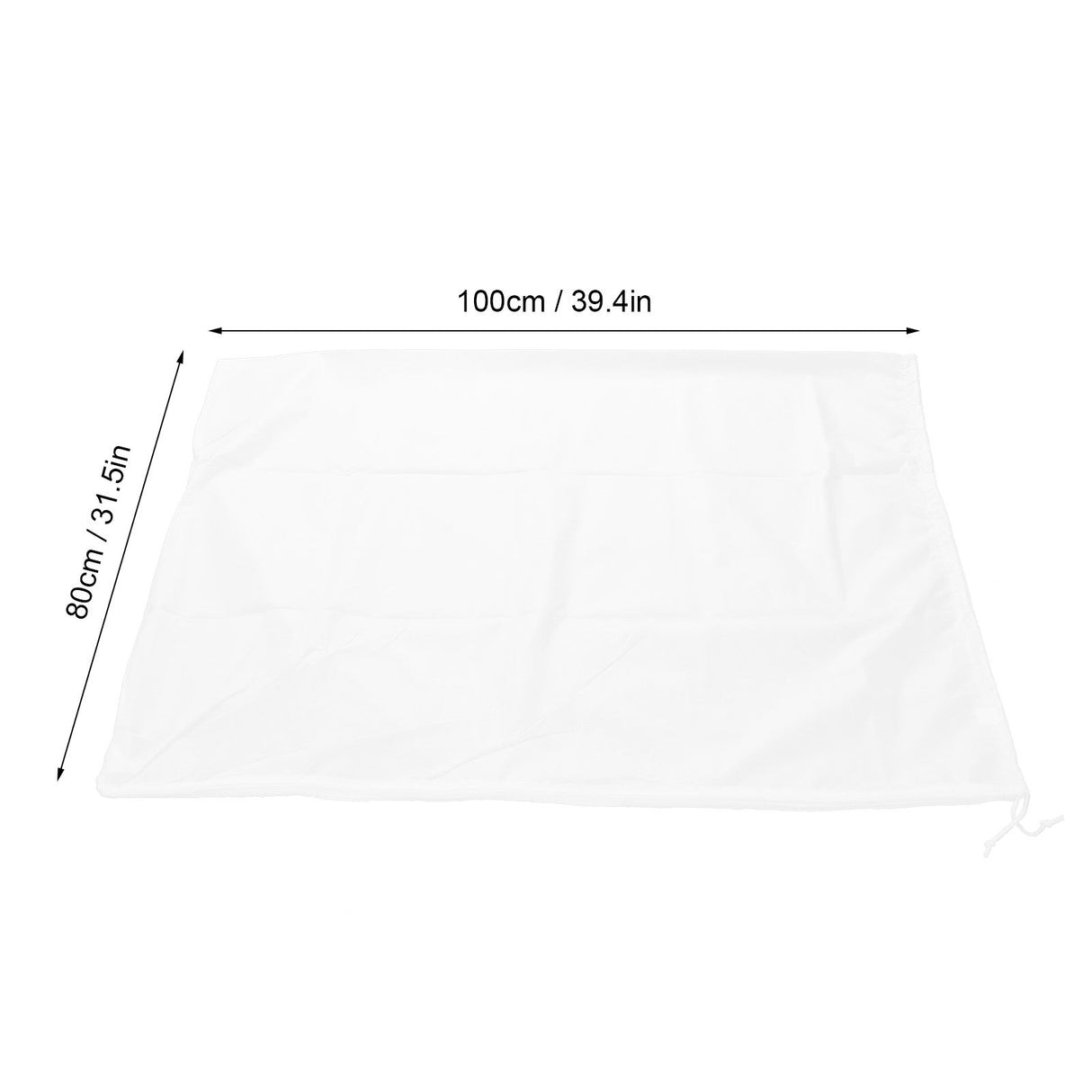 Plant Protection Drawstring Bag Outdoor Winter Reusable Anti Freeze Covers Protector(80x100cm )