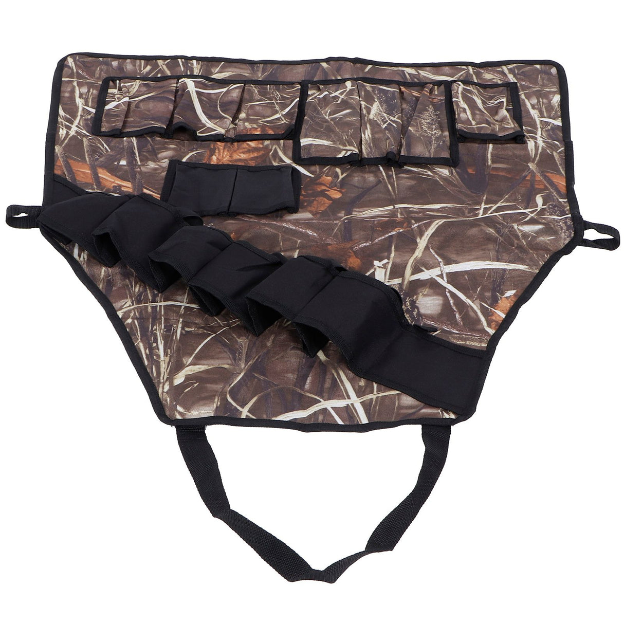 Multi-Pockets Apron 600D Oxford Fabric Camouflage Picnic Barbecue Aprons WaterproofReed Color