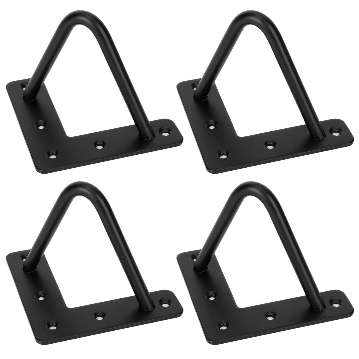 4Pcs Wrought Iron Table Leg U-Shaped Desk Support Legs Furniture Hardware AccessoriesS