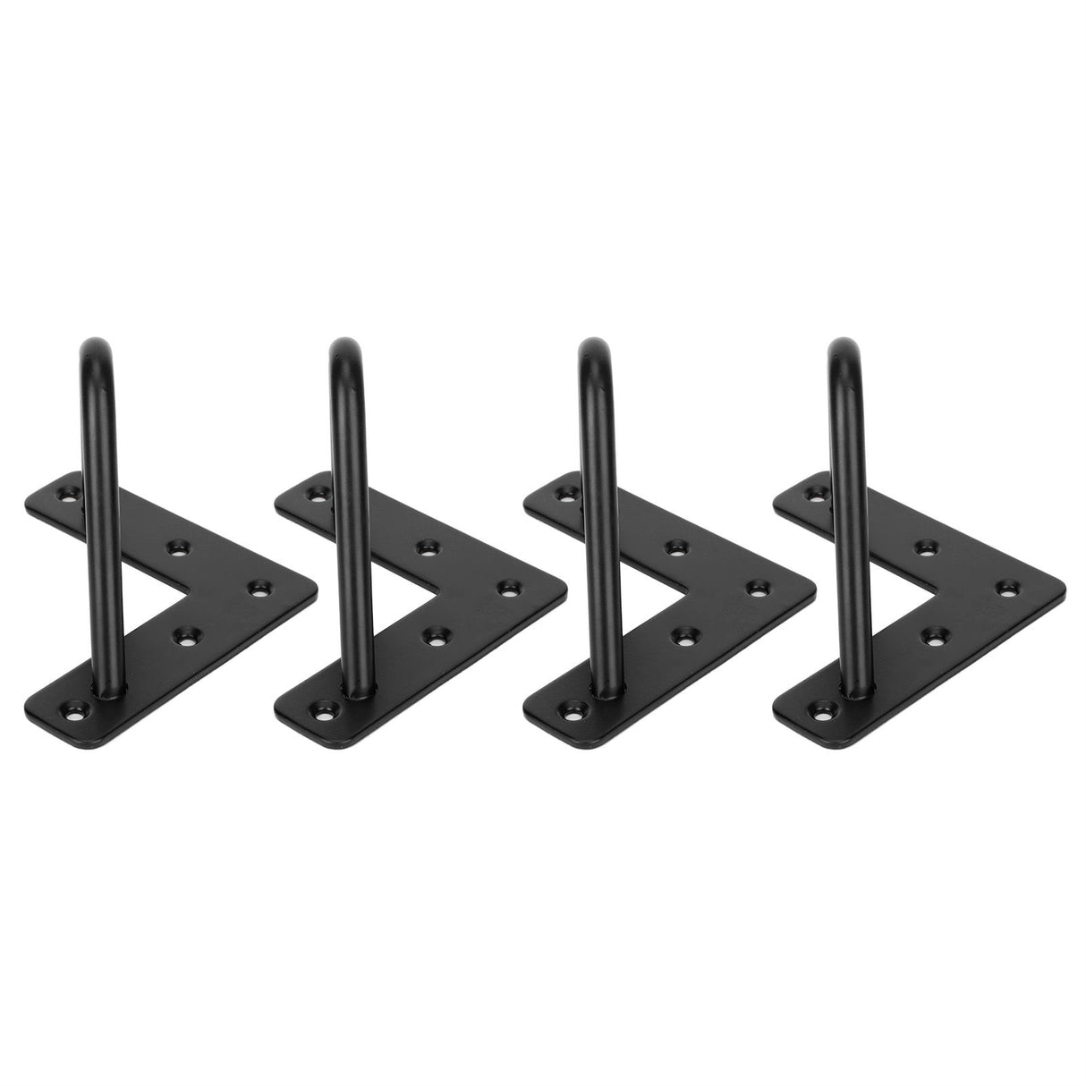 4Pcs Wrought Iron Table Leg U-Shaped Desk Support Legs Furniture Hardware AccessoriesS