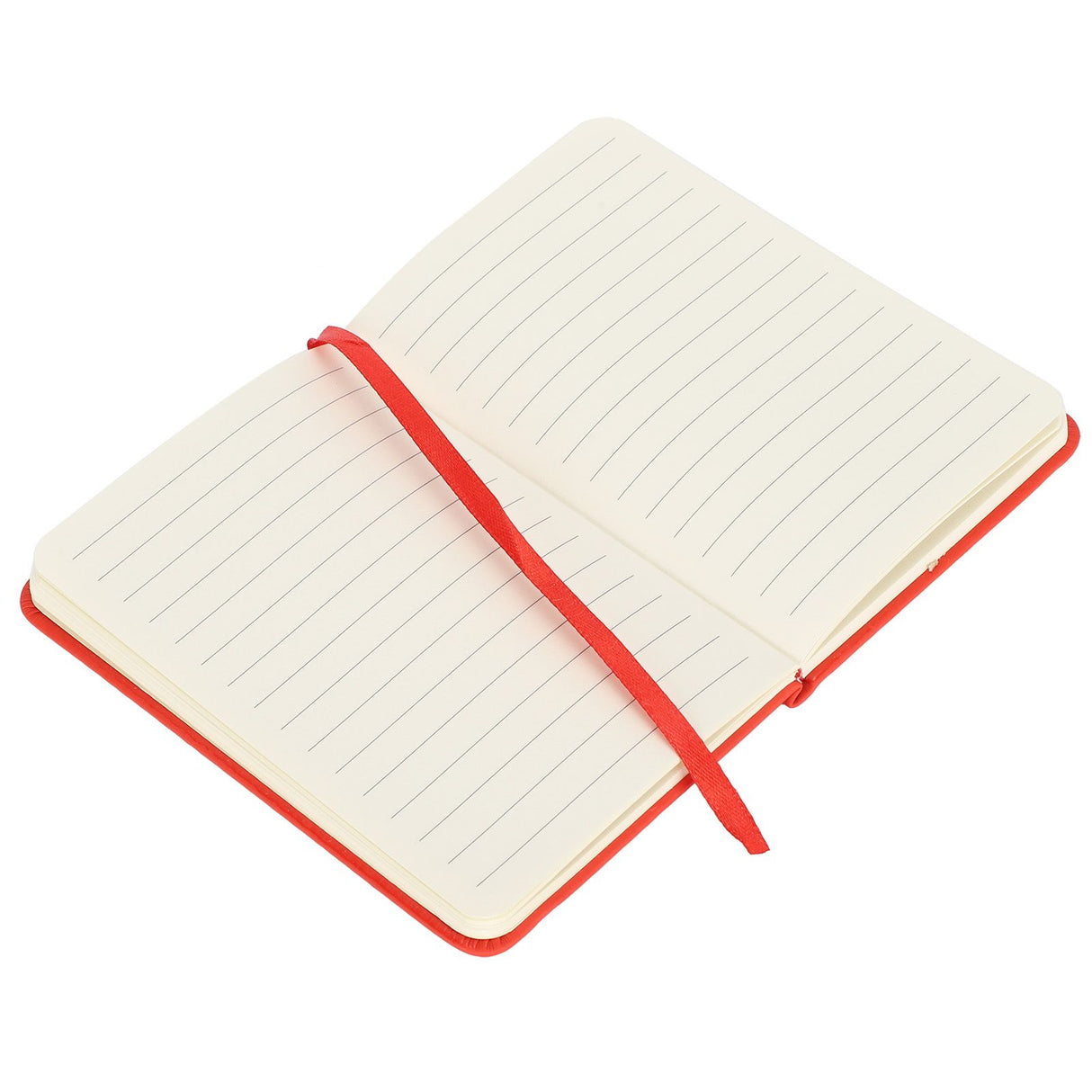 3Pcs PU A6 Business Notepad Hardcover Strap Notebook Diary Stationery Office School SuppliesRed