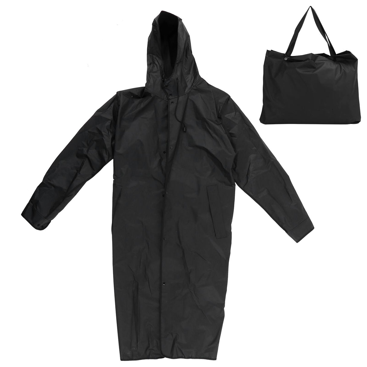 Hooded Raincoat Portable EVA Waterproof Outdoor Rainwear for Camping Hiking RidingXXL