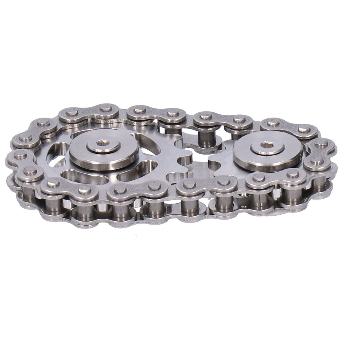 Gyroscope Sprockets Chains Flywheel Stress Relief Decompression Toys for Kids AdultsStainless Steel