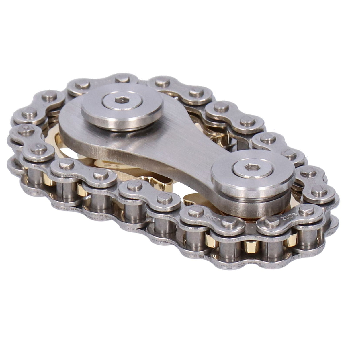Gyroscope Sprockets Chains Flywheel Stress Relief Decompression Toys for Kids Adults(Gear GoldPlated )