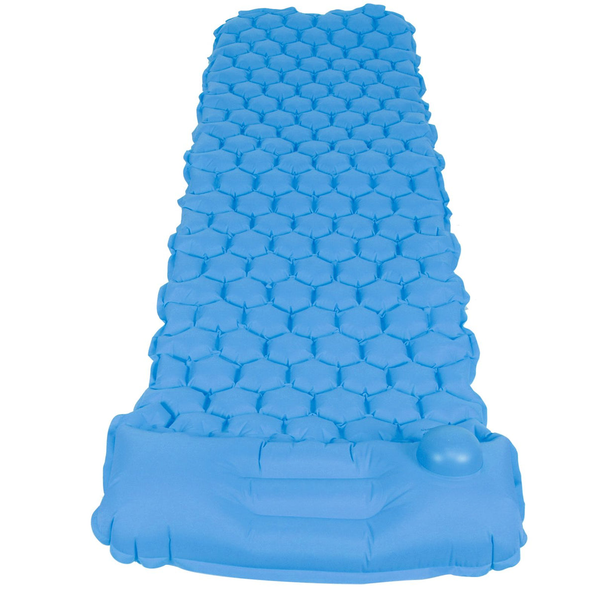 Inflatable Sleeping Pad Mat Portable Air Bed for Outdoor Camping Hiking Travel BeachPeacock Blue