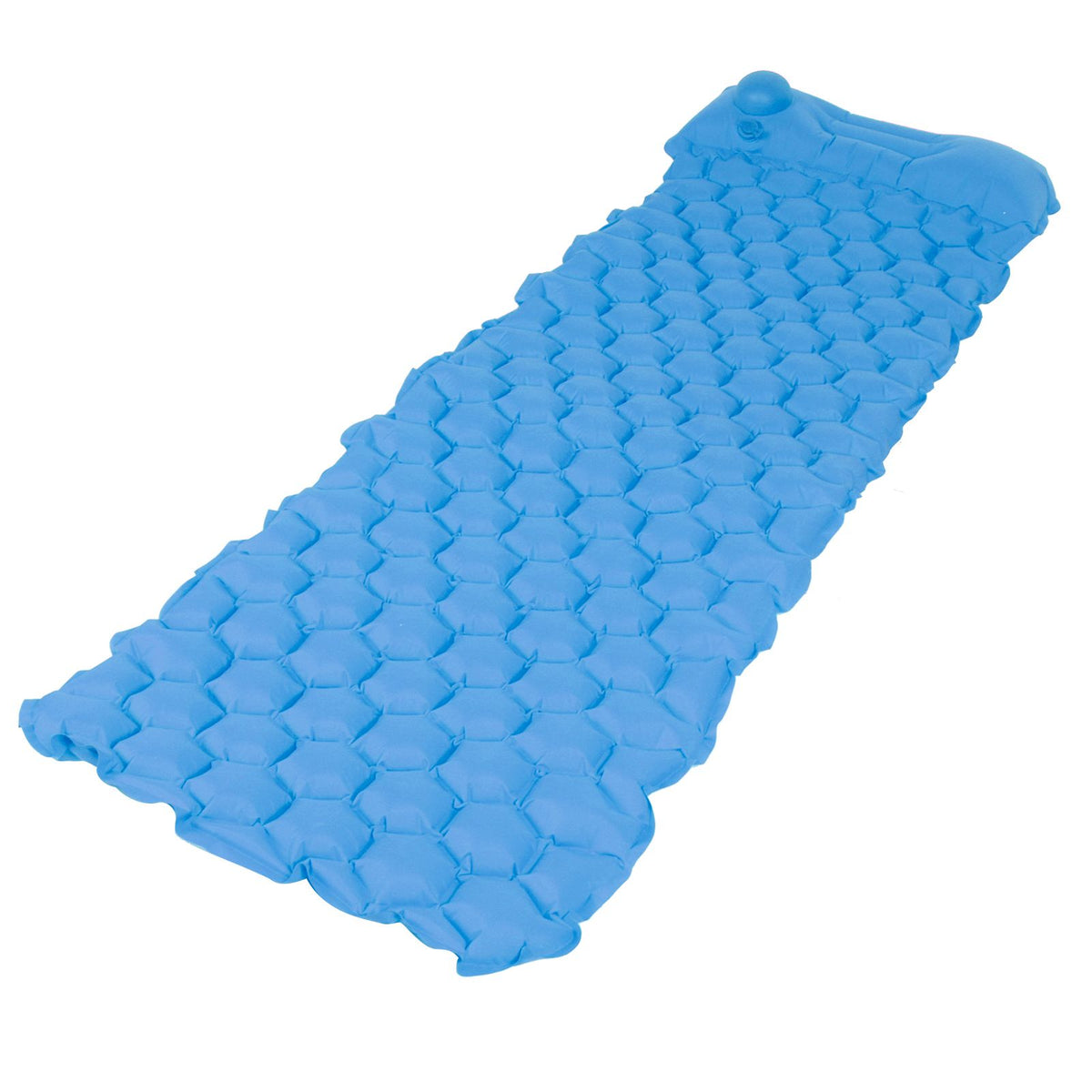 Inflatable Sleeping Pad Mat Portable Air Bed for Outdoor Camping Hiking Travel BeachPeacock Blue