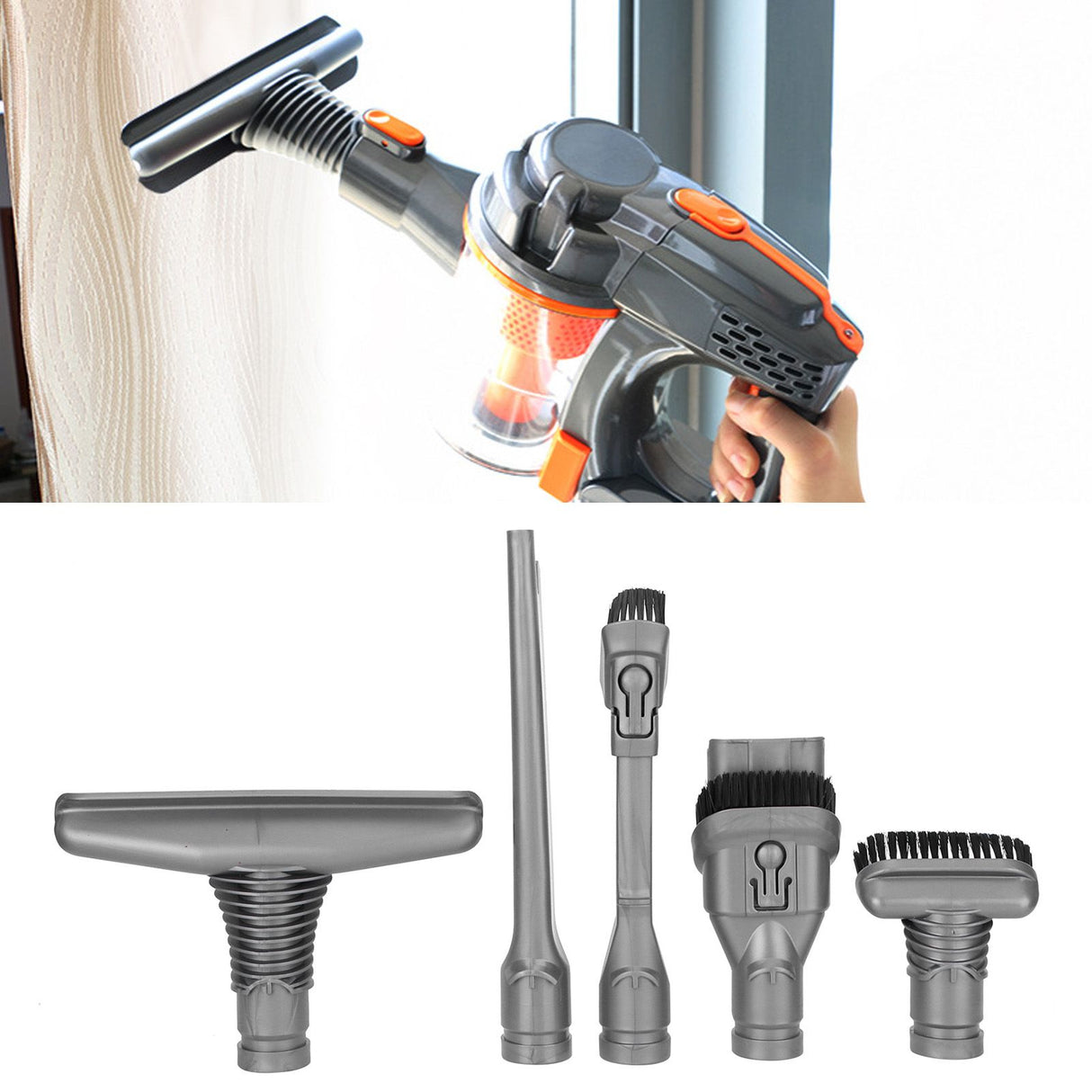 Vacuum Cleaner Brush Head Set Accessories Kit Fit for V6 DC35/45/52/58/59/62/63 Cleaning Tool