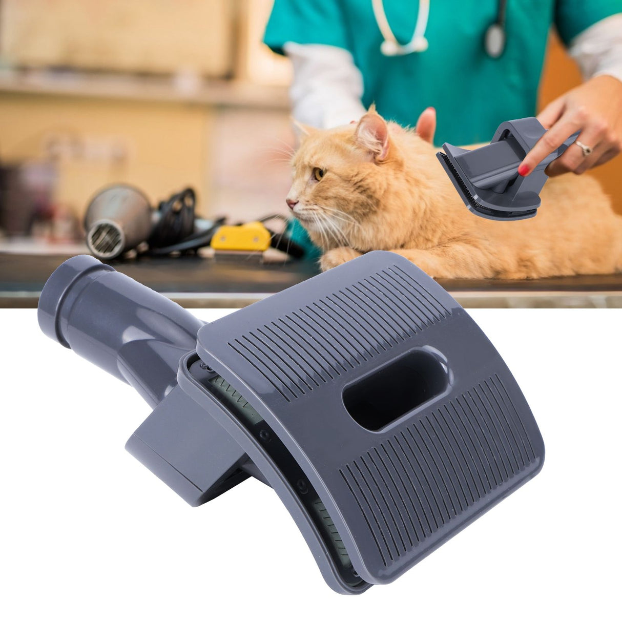 Dog Grooming Vacuum Cleaner Groom Tool Pet Hair Brush Fit for V6 V7 V10 Vacuum Cleaner
