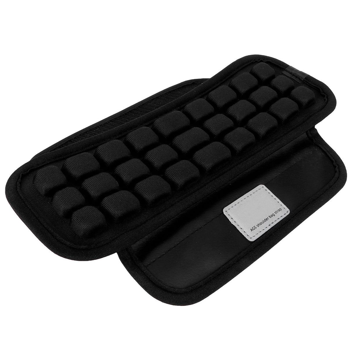 Shoulder Strap Pads Non Slip Guitar Strap Decompression Cushion for Backpack Sport Bag Black(L )