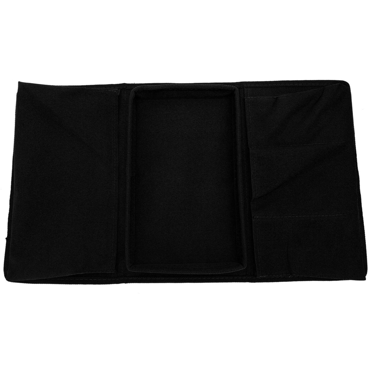 4 Pockets Sofa Armrest TV Remote Control Organizer Armchair Couch Bag with Cup Holder TrayBlack