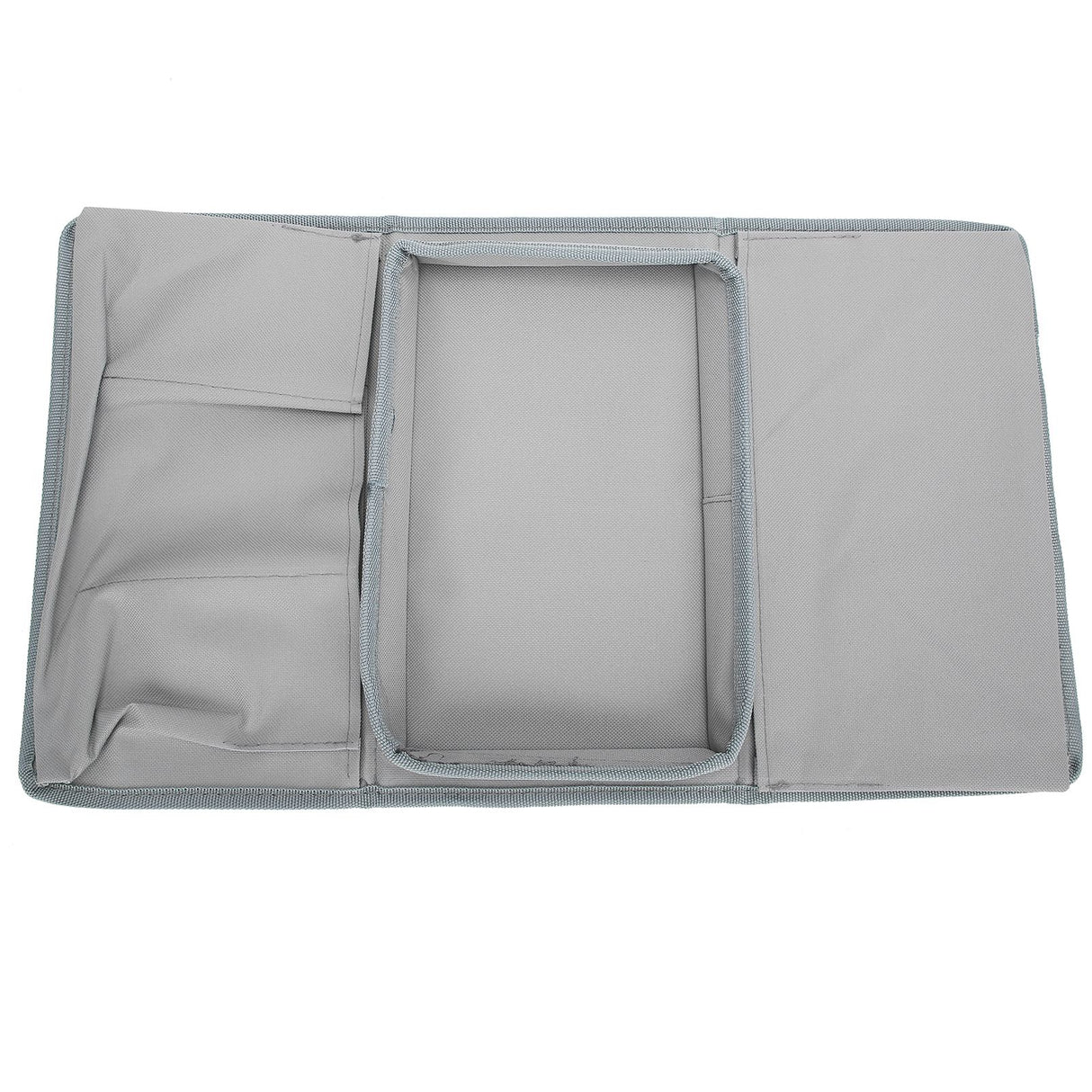 4 Pockets Sofa Armrest TV Remote Control Organizer Armchair Couch Bag with Cup Holder TrayGray