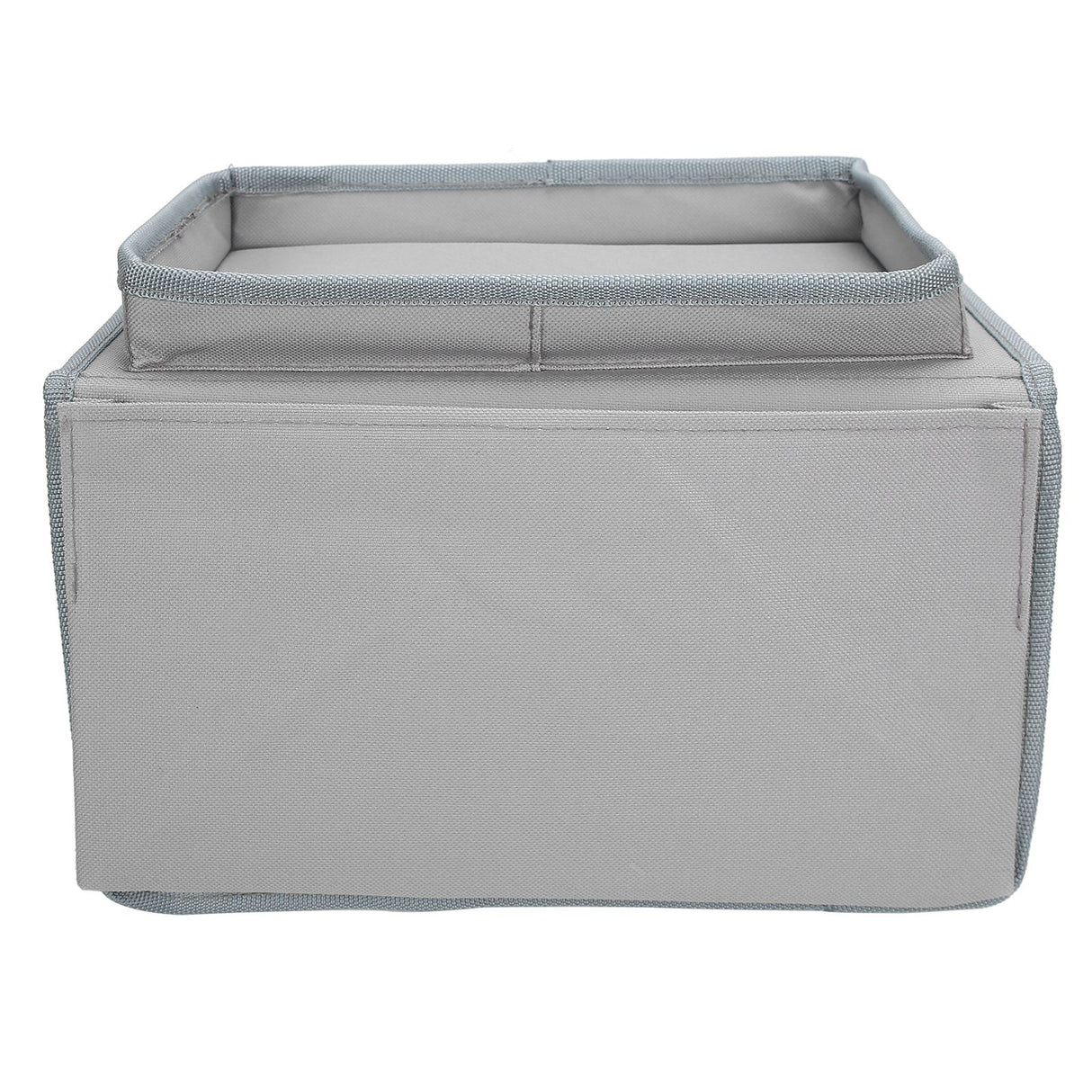 4 Pockets Sofa Armrest TV Remote Control Organizer Armchair Couch Bag with Cup Holder TrayGray