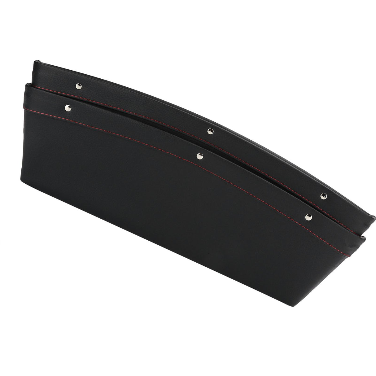 2Pcs Car Seat Slit Organizer Storage Pockets Bag Side Holder for Phone Money Cards KeysBlack