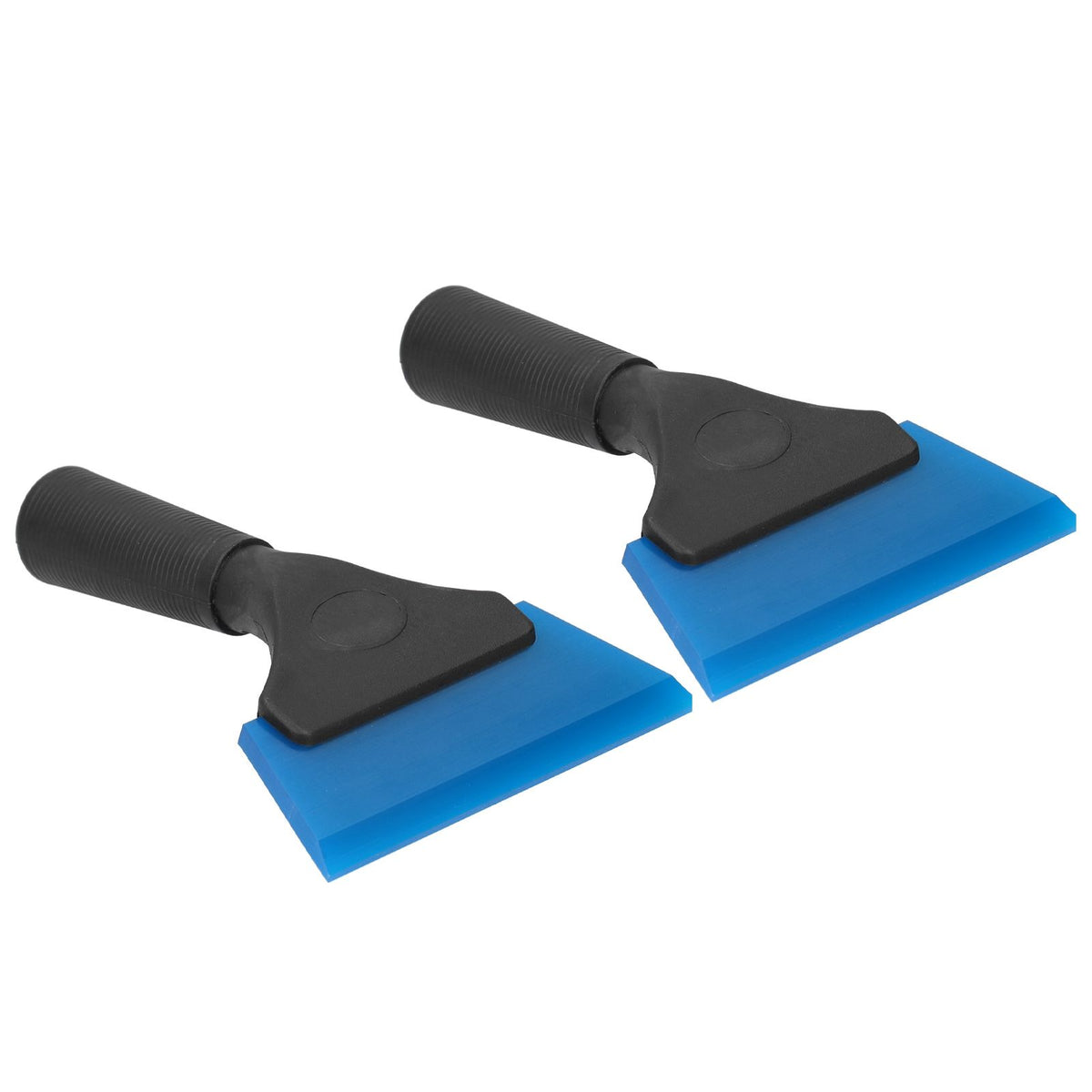 2pcs Car Window Scraper Water Ice Squeegee Snow Shovel NonSlip Handle Glass Cleaning Tool