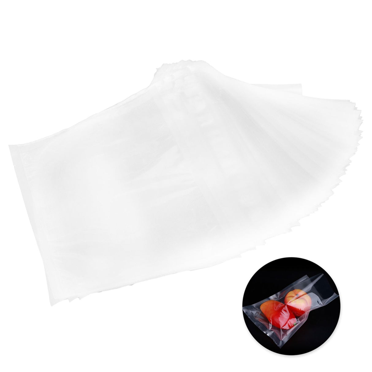 100Pcs Vacuum Sealer Storage Bags Universal Leakproof Food Saving Bag Kitchen Supplies18x25cm