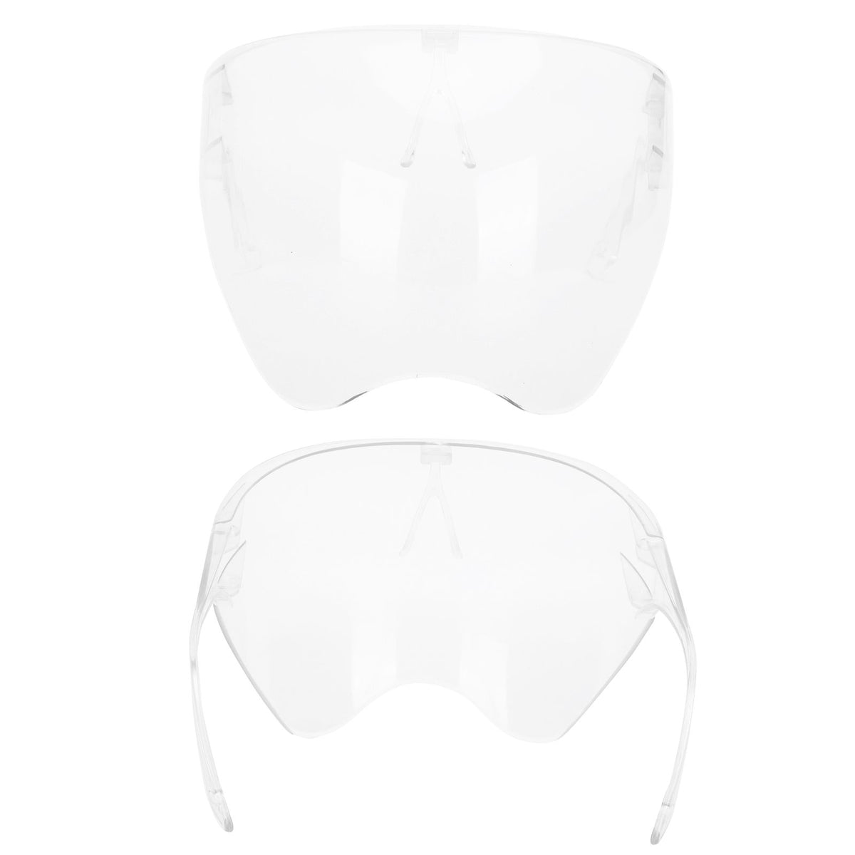 Anti-Fog Transparent Face Shield Full Face Covering Protective Visor for Office School Restaurants