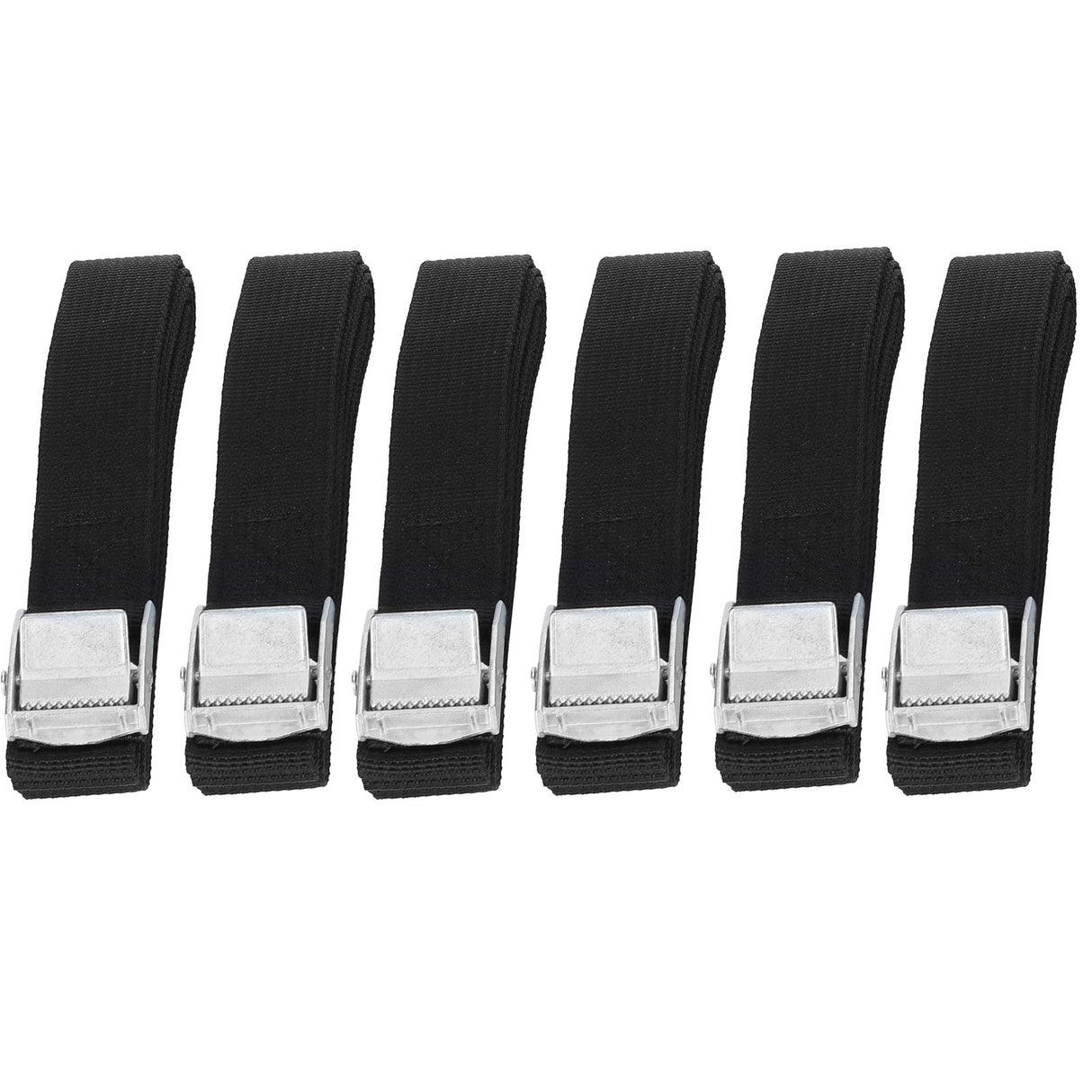 6PCS Heavy Duty Lashing Straps Adjustable Buckle Tie Down Straps for Motorcycle Trucks Luggage