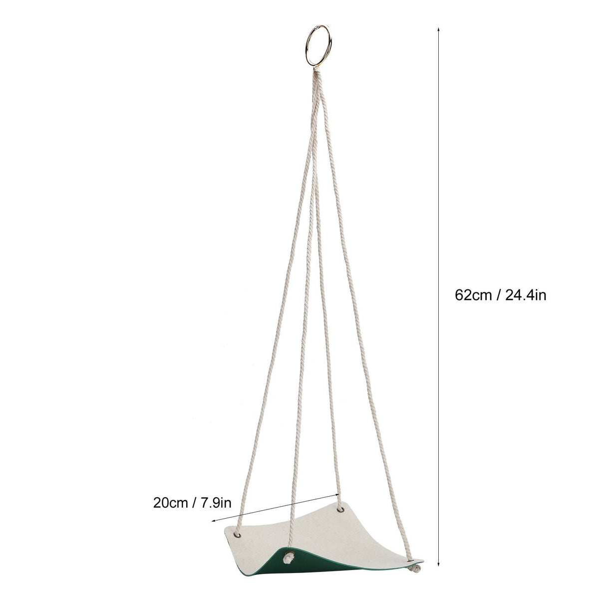 Plant Hanger Indoor Wall Hanging Flower Pot Holder Garden Courtyard Wall DecorationGreen 20cm
