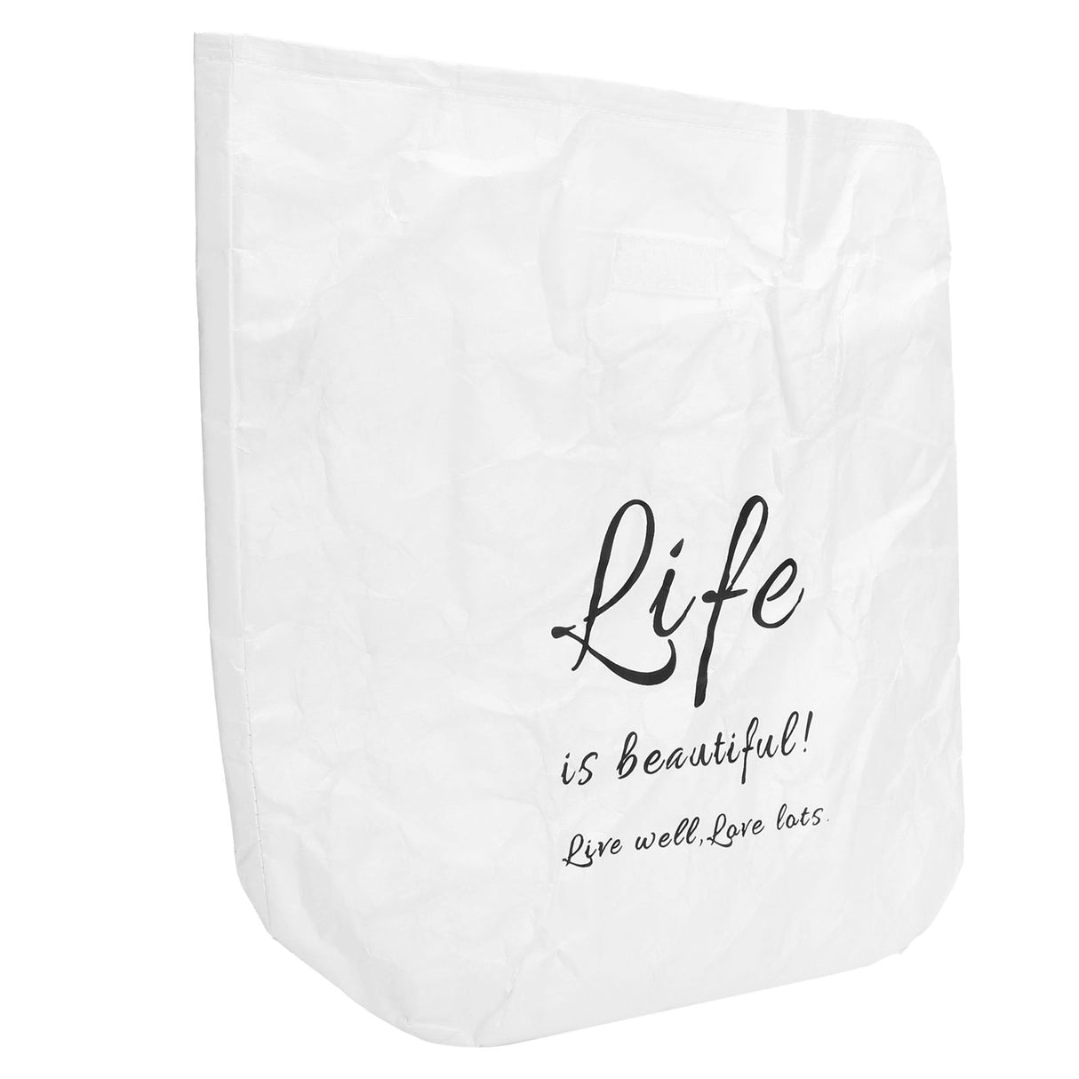 Kraft Paper Lunch Bag Aluminum Film Insulated Holder Environmental Protection Storage SuppliesWhite