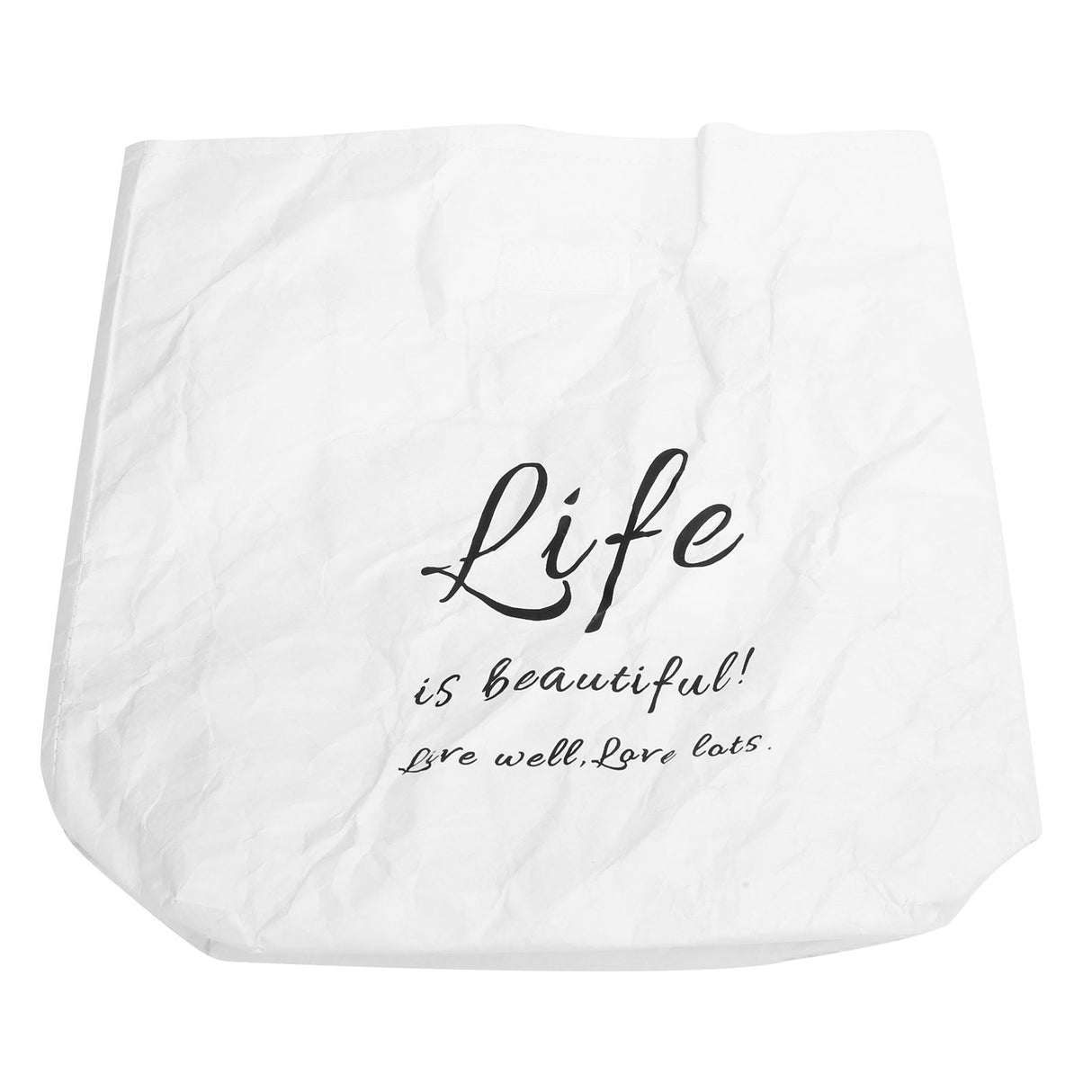 Kraft Paper Lunch Bag Aluminum Film Insulated Holder Environmental Protection Storage SuppliesWhite