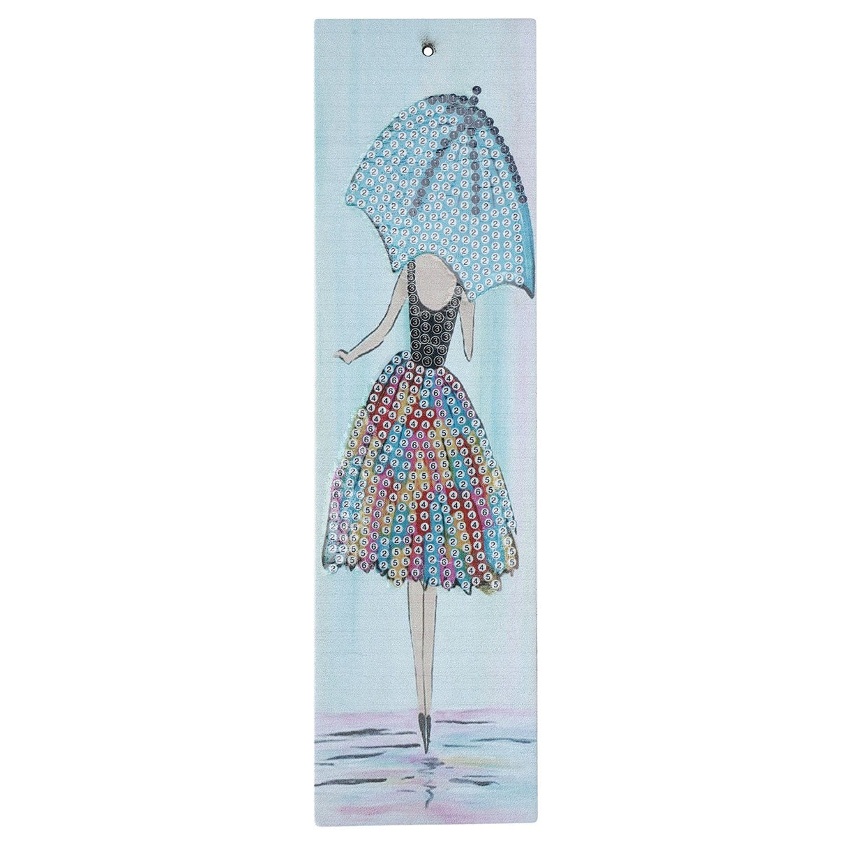 DIY Diamond Painting Bookmarks with Tassel Crafts Gift for Home Office School UseAA389‑Girl
