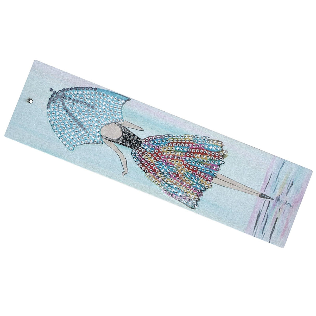 DIY Diamond Painting Bookmarks with Tassel Crafts Gift for Home Office School UseAA389‑Girl