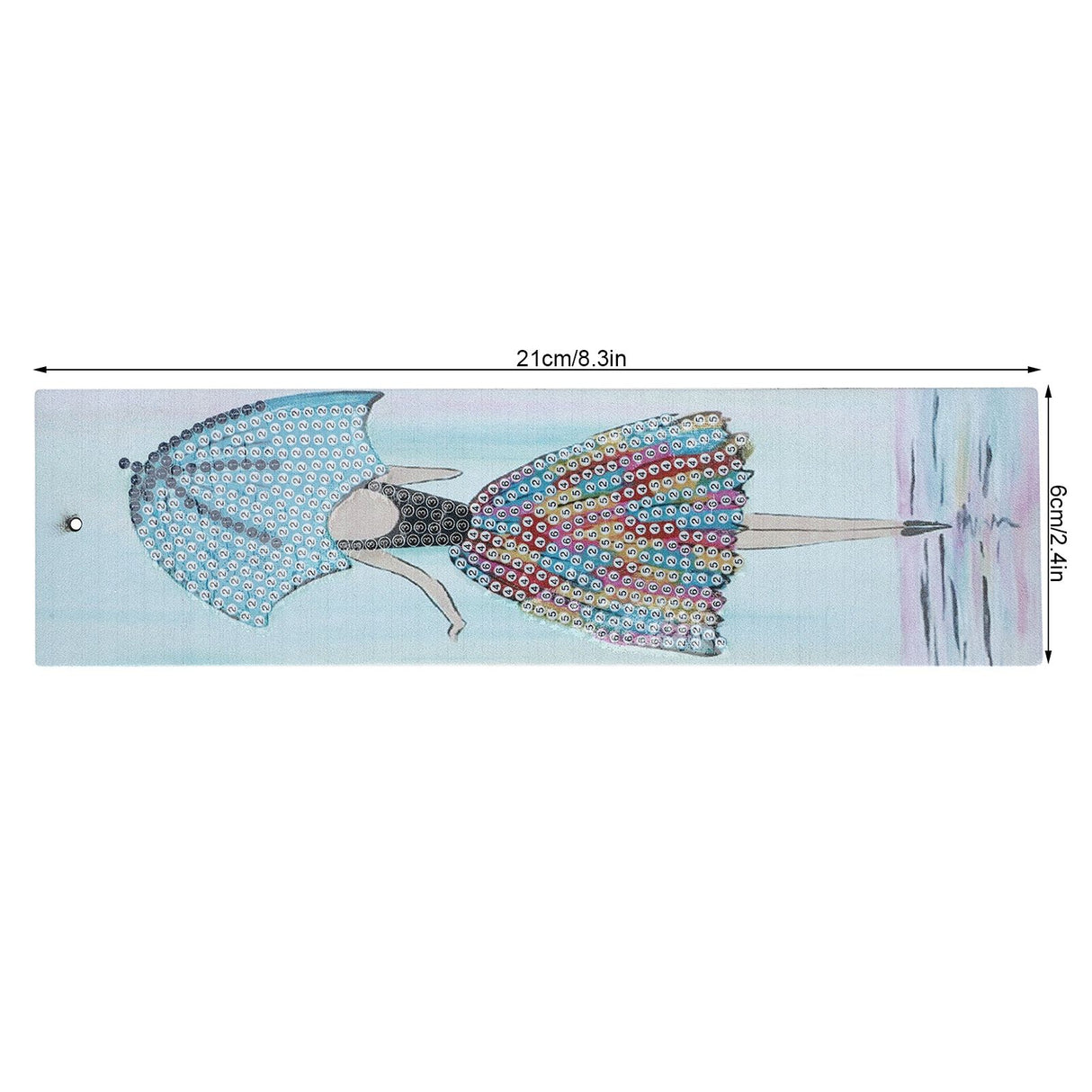 DIY Diamond Painting Bookmarks with Tassel Crafts Gift for Home Office School UseAA389‑Girl