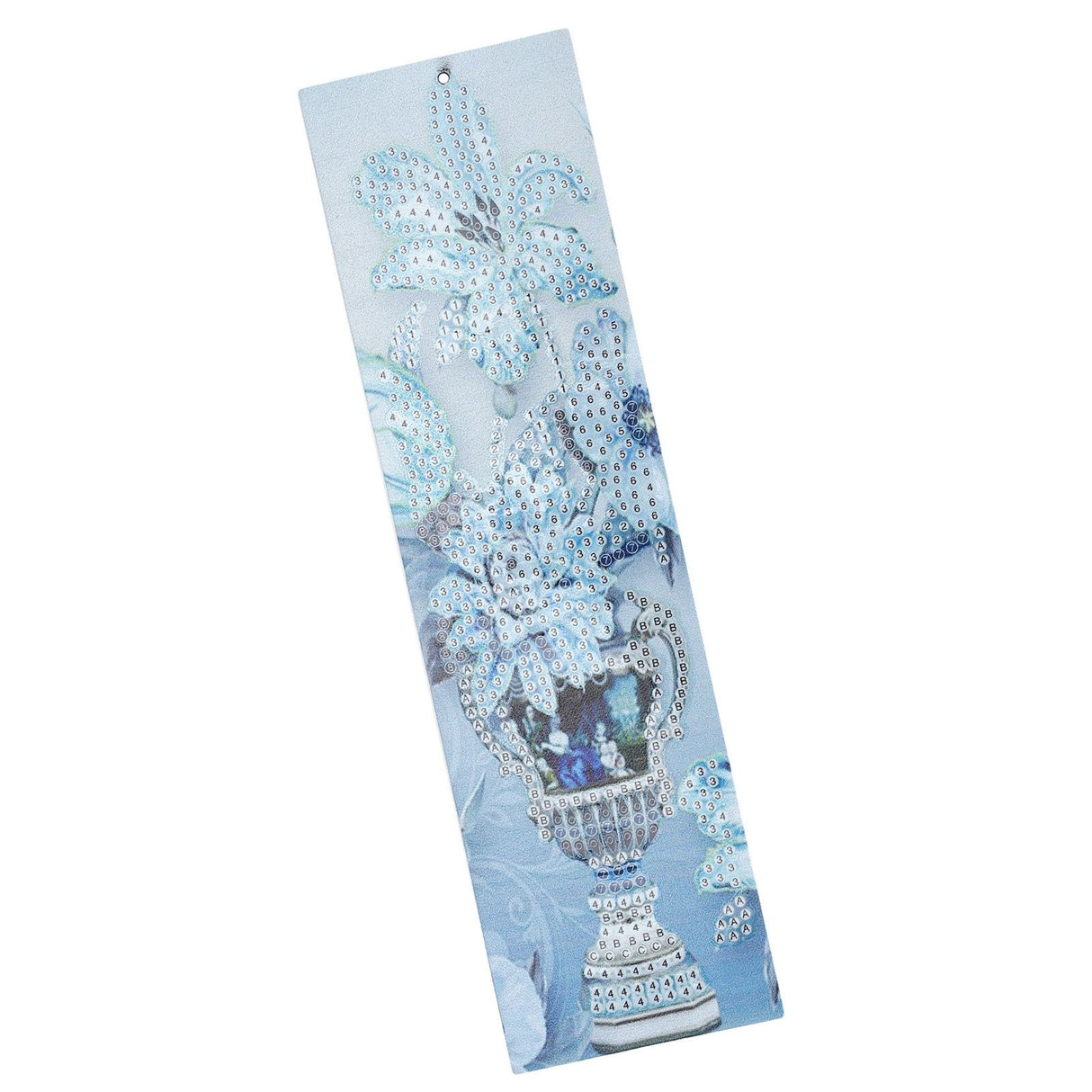 DIY Diamond Painting Bookmarks with Tassel Crafts Gift for Home Office School UseAA390‑Vase