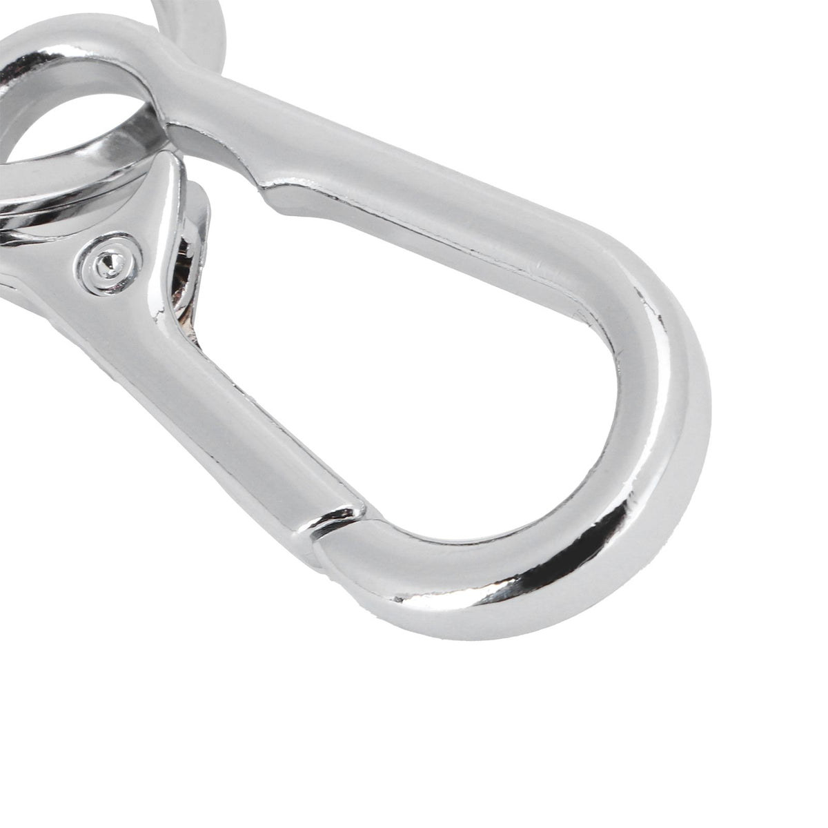12pcs Alloy Keychain AntiRust No Deformation Glossy Surface for Hanging Key Wallet Zip Belt