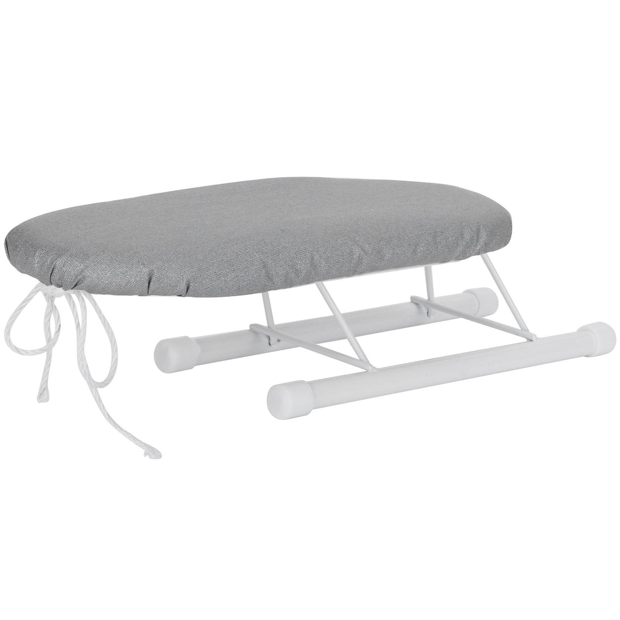 Mini Ironing Board Foldable Sleeve Cuffs Collars Ironing Table for Home Travel UseSilver Cloth