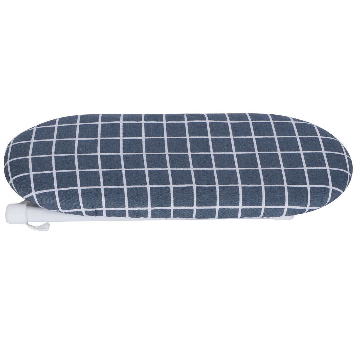 Mini Ironing Board Foldable Sleeve Cuffs Collars Ironing Table for Home Travel UseDark Blue Grid