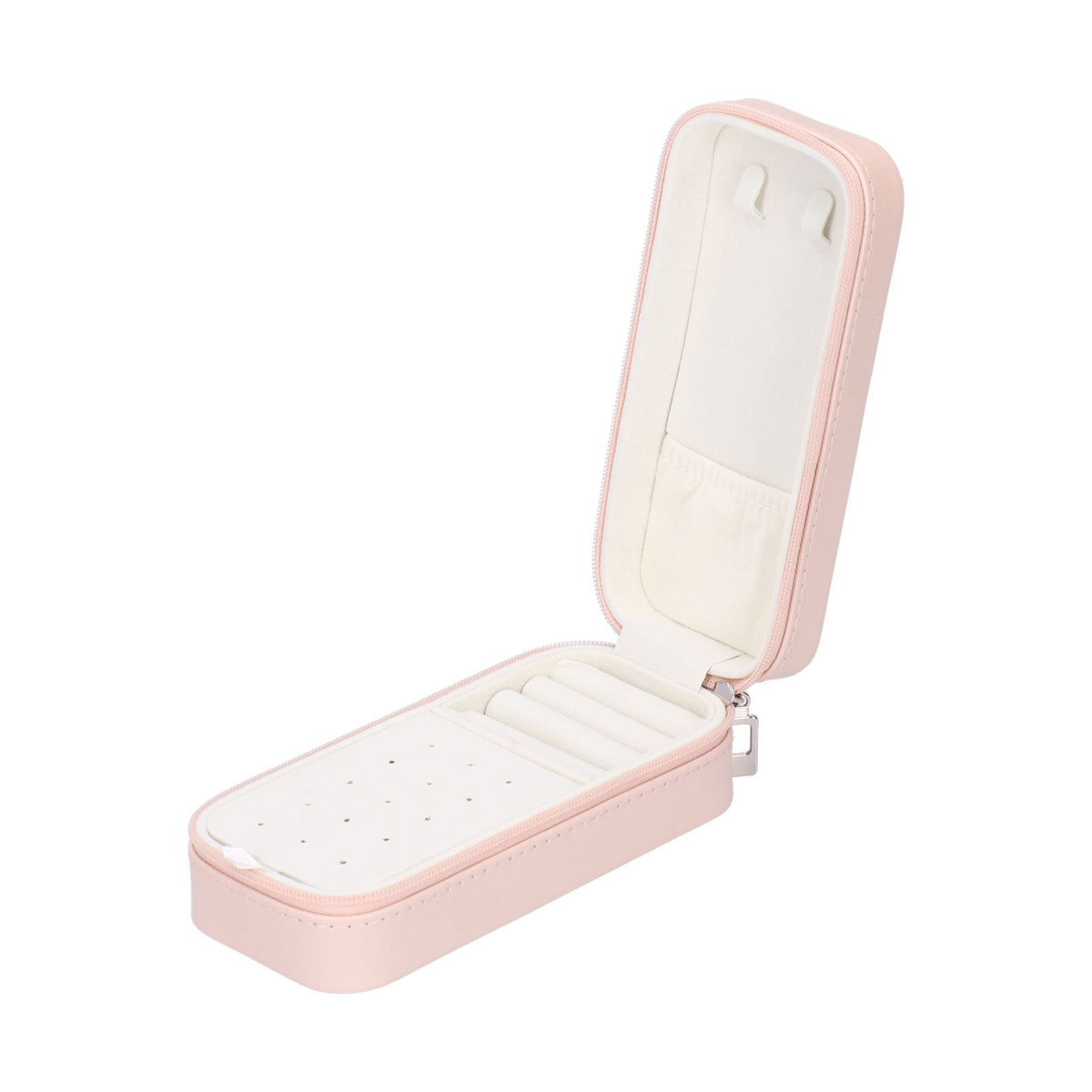 Portable Jewelry Organizer PU Fashion Earrings Necklace Rings Packaging Display Collection Case